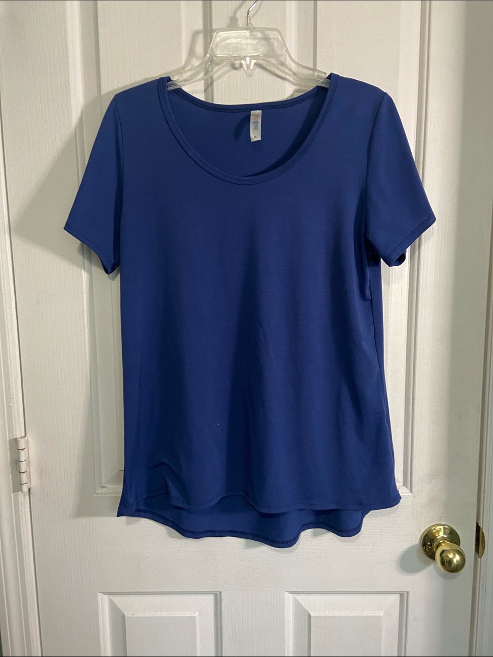 LuLaRoe Short Sleeve Scoop Neck Top - Royal Blue